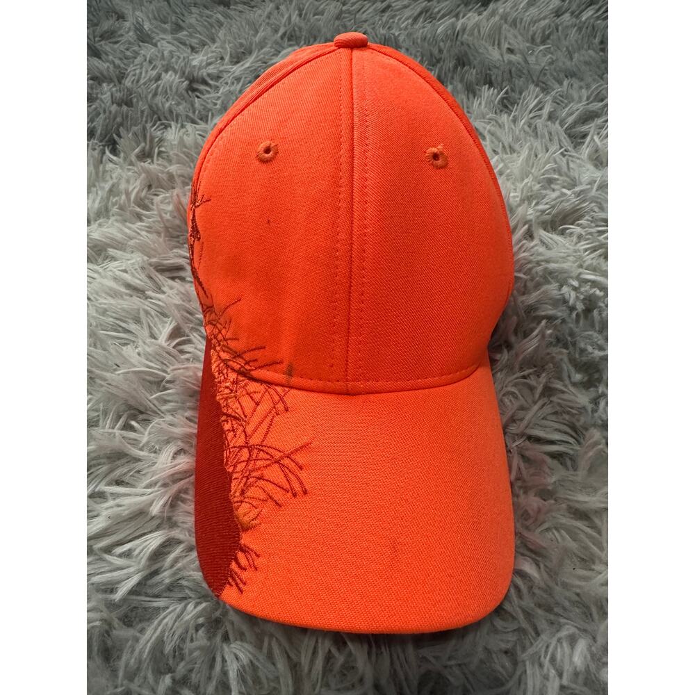 Orange Hunting Baseball Hat With Deer